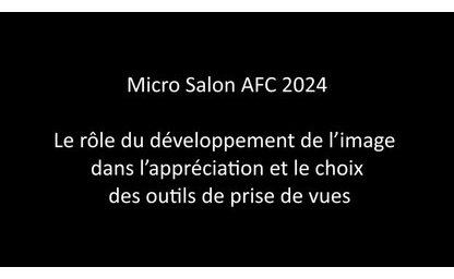 Rencontre AFC "Rôle du développement de l'image" au Micro Salon 2024