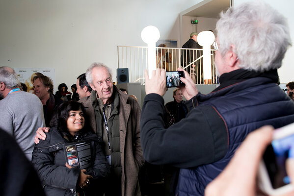 Savita Singh et Dick Pope posent pour Richard Andry
 - Photo Romain Mathieu

