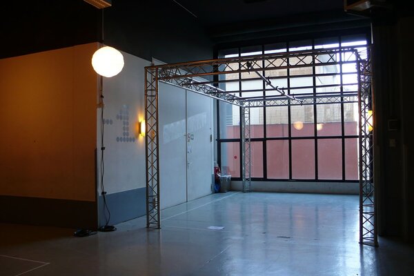 Le futur stand Arri, dans sa version abstraite et minimaliste
 - Photo Eric Vaucher

