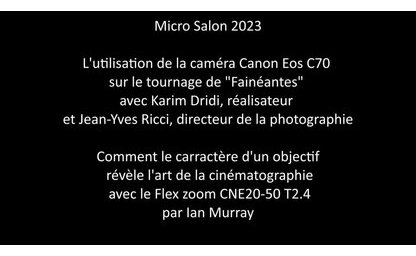 Micro Salon 2023 - Présentation Canon