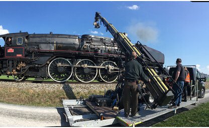 The Louma 2 on the shooting of "Murder on the Orient Express" 