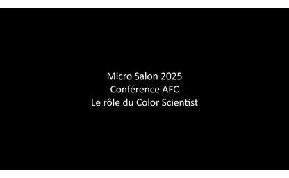 Conférence AFC Micro Salon 2025 - Le Rôle du Color Scientist