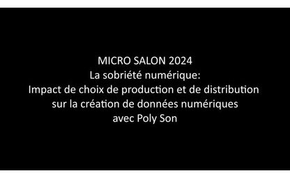 Micro Salon 2024 - Conférence Poly Son