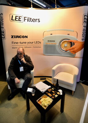 Pascal Lopinot sur le stand Lee Filters
 - Photo Alain Curvelier

