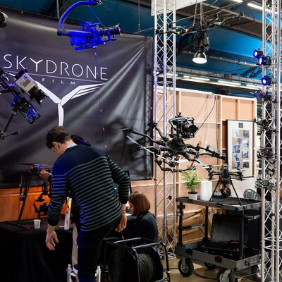 Le stand Skydrone
 - Photo Pauline Montagne

