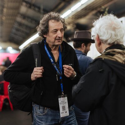 Benoît Chamaillard en pleine discussion
 - Photo Katarzyna Średnicka

