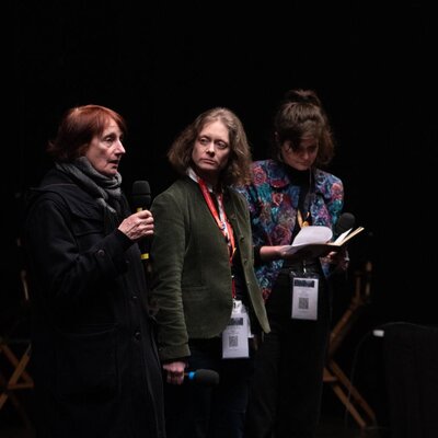 Caroline Champetier, Pascale Marin et Charlotte Michel
 - Photo Lola Cacciarella

