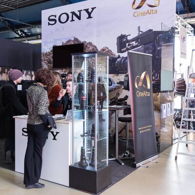 Le stand Sony France
 - Photo Ana Lefaux

