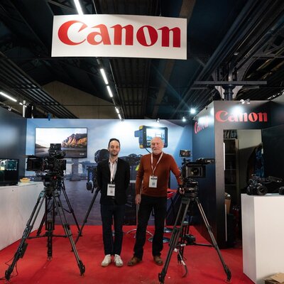 Le stand Canon
 - Photo Lola Cacciarella

