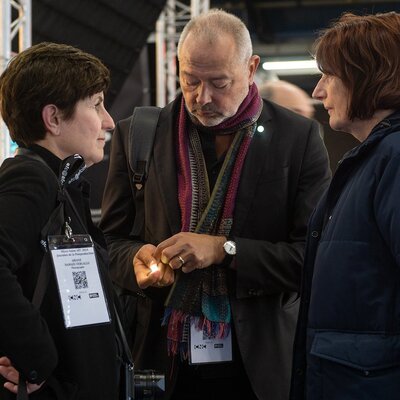 Ariane Damain Vergallo, Tommaso Vergallo et Caroline Champetier
 - Photo Marc Salomon

