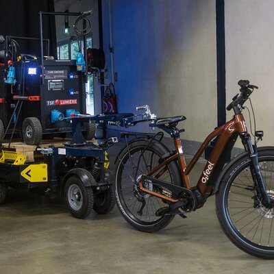 Vélo électrique à très grande autonomie !
 - Photo Marc Salomon

