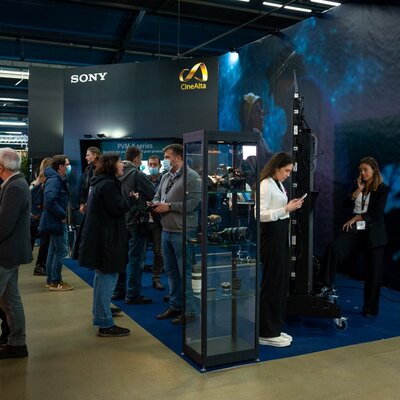 Le stand Sony France
 - Photo Pauline Montagne

