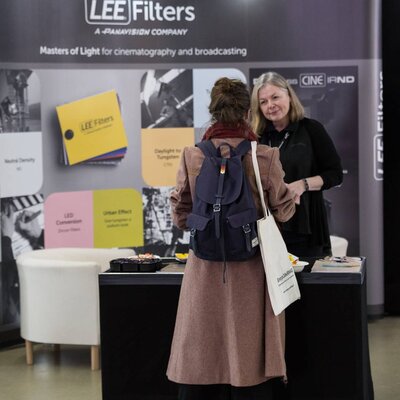 Sur le stand Lee Filters
 - Photo Ana Lefaux

