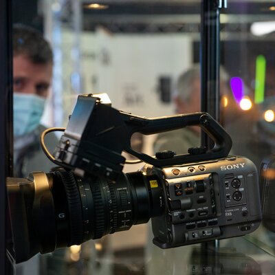La caméra Sony FX6
 - Photo Pauline Montagne

