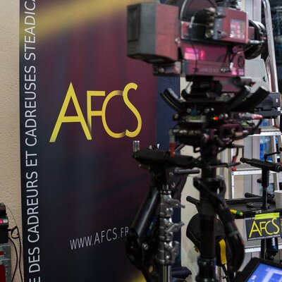 Sur le stand AFCS
 - Photo Ana Lefaux


