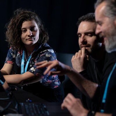 Audrey Samson, Adrien Blachère et Aurélien Branthomme
 - Photo Katarzyna Średnicka

