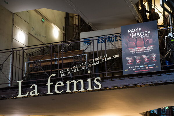 La palier du 1er étage de La Fémis
 - Photo Romain Mathieu


