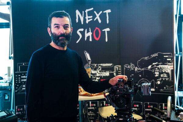 Olivier Quenesson sur le stand Next Shot
 - Photo Romain Mathieu

