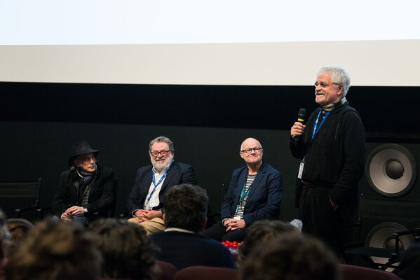 Ed Lachman, Guillermo Navarro, Rodney Charters et Richard Andry
 - Photo Romain Mathieu

