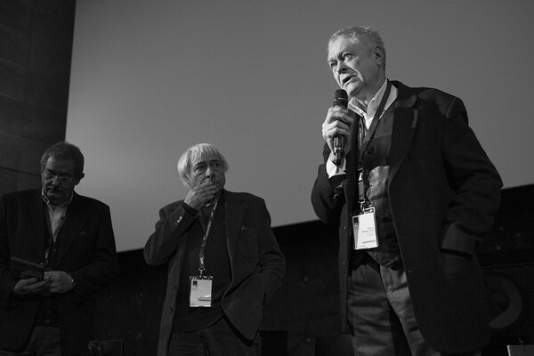 Pierre-William Glenn et, à sa droite, Luciano Tovoli et Daniele Nannuzzi
 Photo Jean-Jacques Bouhon
