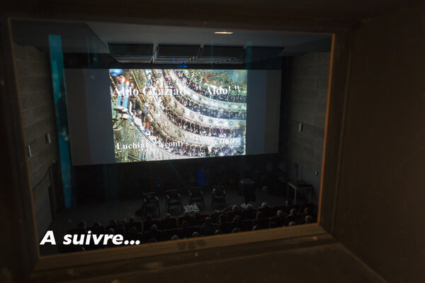 La salle Jean Renoir vue de la cabine pendant la projection
 Photo Romain Bassenne
