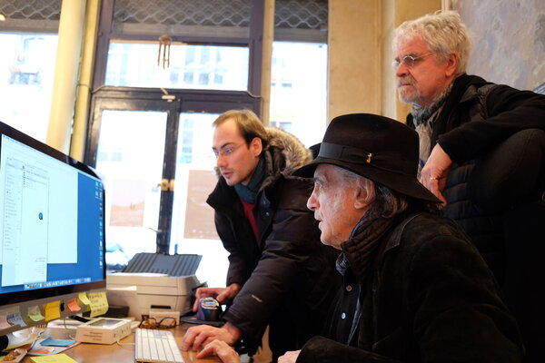 Antoine Valay, Ed Lachman et Richard Andry
 - Photo Jean-Noël Ferragut

