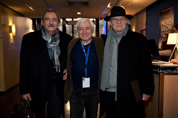 Daniele Nannuzzi, Luciano Tovoli et Vittorio Storaro
 Photo Pauline Maillet
