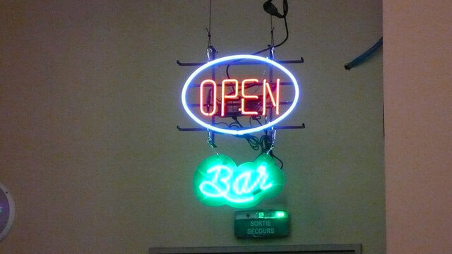 Le bar est ouvert
 - Photo Eric Vaucher

